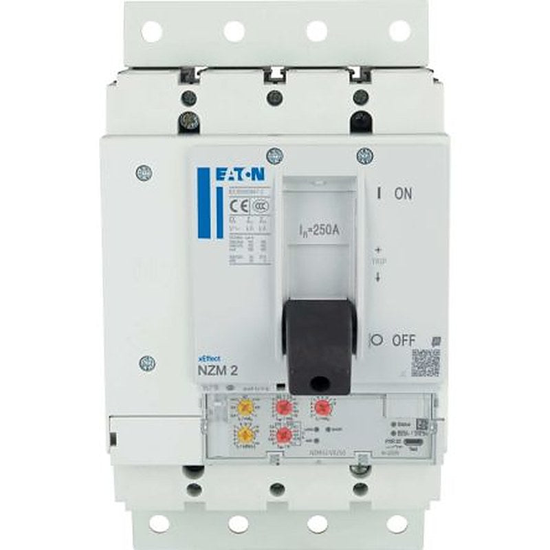 Eaton, NZM, NZM Molded Case Circuit Breaker 4-Pole 250A, Breaking Capacity 5 kA
