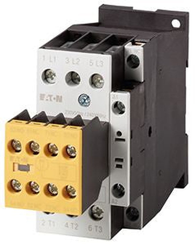 Eaton DILMS Contactor, 24V dc, 27 V dc Coil, 3-Pole, 25 A, 11 kW 24V, 3 NO, 400V ac