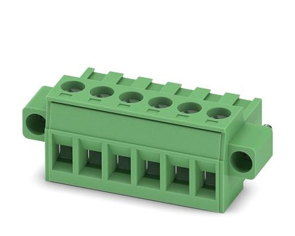 Phoenix Contact MSTBT 2.5/6-STF Series Pluggable Terminal Block, 6-Contact, 5 mm Pitch, 1 Row, 1919750