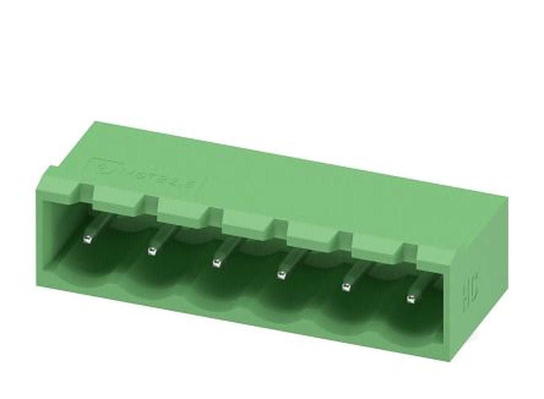 Phoenix Contact MSTBA 2.5 HC/ 6-G-5.08 Series Pluggable Terminal Block, 6-Contact, 5.08 mm Pitch, 1 Row, 1923908