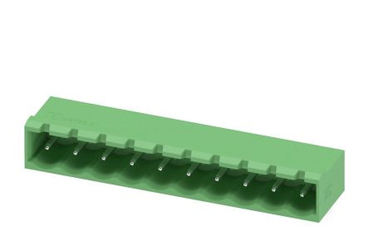 Phoenix Contact MSTBA 2.5 HC/10-G-5.08 Series Pluggable Terminal Block, 10-Contact, 5.08 mm Pitch, 1 Row, 1923940
