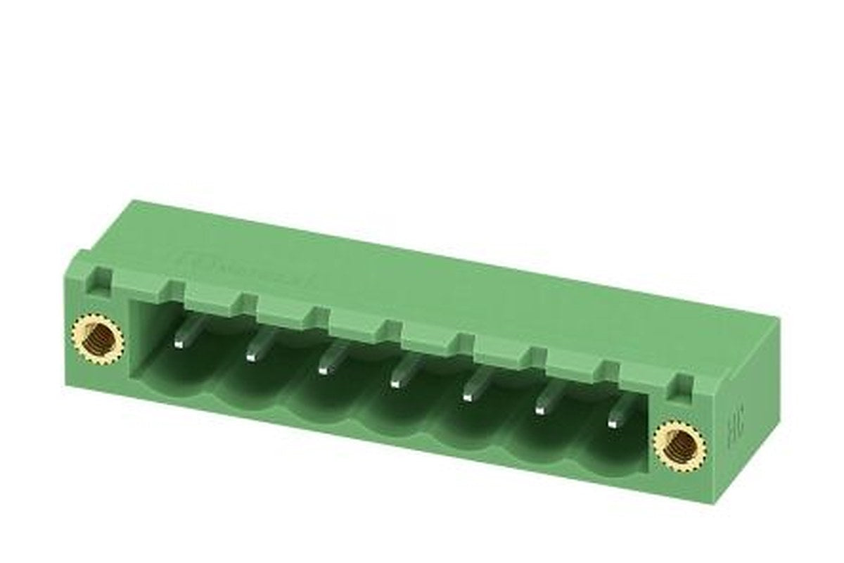 Phoenix Contact MSTB 2.5 HC/ 7-GF Series Pluggable Terminal Block, 7-Contact, 5 mm Pitch, 1 Row, 1924020