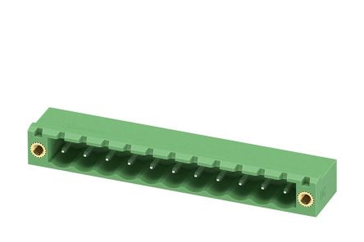 Phoenix Contact MSTB 2.5 HC/11-GF Series Pluggable Terminal Block, 11-Contact, 5 mm Pitch, 1 Row, 1924062