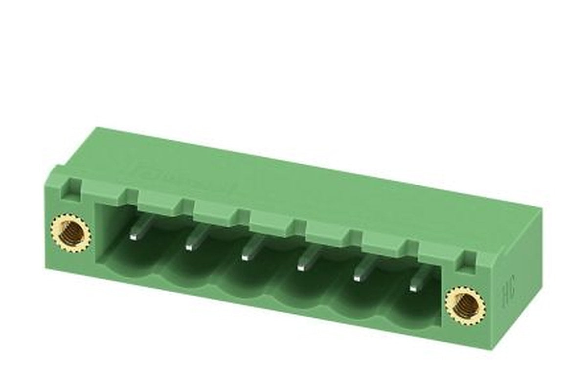 Phoenix Contact MSTB 2.5 HC/ 6-GF-5.08 Series Pluggable Terminal Block, 6-Contact, 5.08 mm Pitch, 1 Row, 1924127