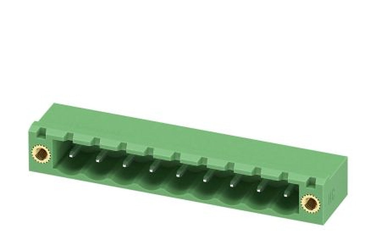 Phoenix Contact MSTB 2.5 HC/ 9-GF-5.08 Series Pluggable Terminal Block, 9-Contact, 5.08 mm Pitch, 1 Row, 1924156