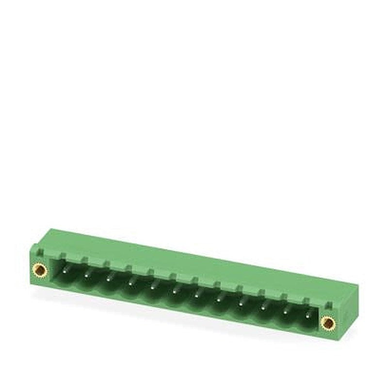 Phoenix Contact MSTB Series Straight Wave Soldering Mount PCB Header, 12 Contact(s), 5.08 mm Pitch, 1 Row, Shrouded