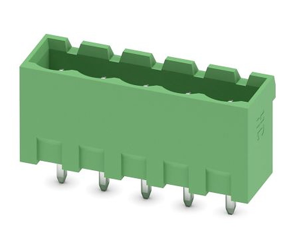 Phoenix Contact MSTBVA 2.5 HC/ 5-G Series Pluggable Terminal Block, 5-Contact, 5 mm Pitch, 1 Row, 1924224