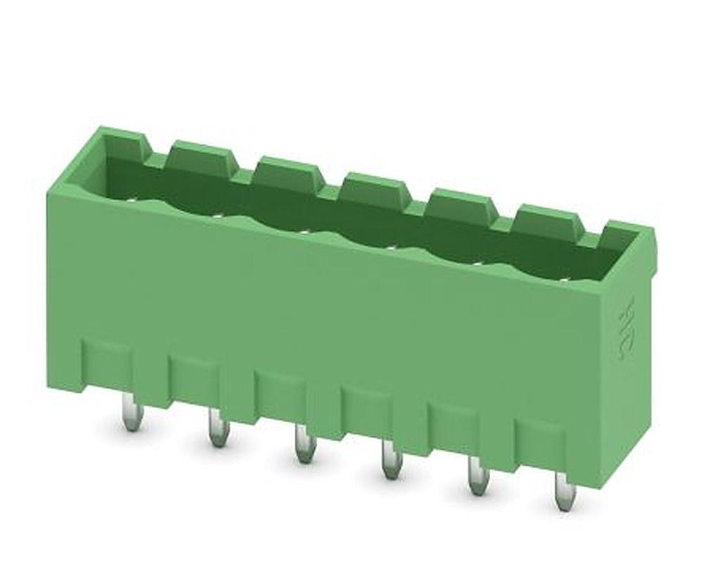 Phoenix Contact MSTBVA 2.5 HC/ 6-G Series Pluggable Terminal Block, 6-Contact, 5 mm Pitch, 1 Row, 1924237