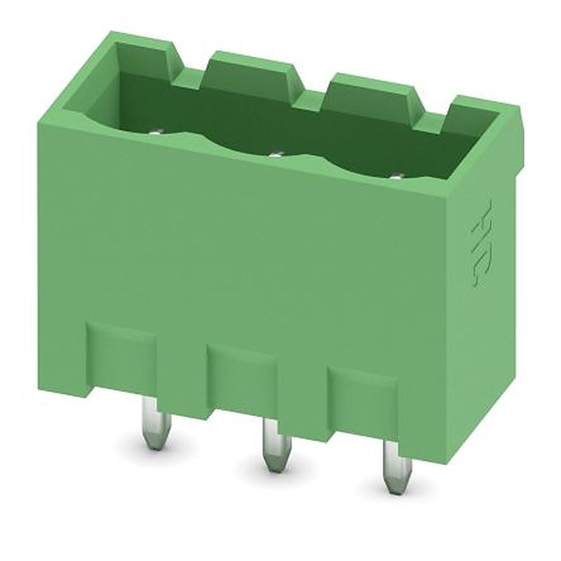 Phoenix Contact MSTBVA 2.5 HC/ 3-G-5.08 Series Pluggable Terminal Block, 3-Contact, 5.08 mm Pitch, 1 Row, 1924318