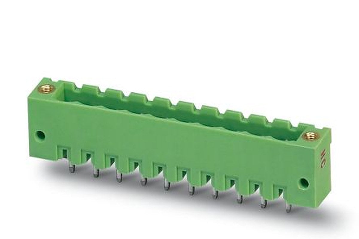 Phoenix Contact MSTBV 2.5 HC/5-GF-5.08 Series Pluggable Terminal Block, 5-Contact, 5.08 mm Pitch, 1 Row, 1924554