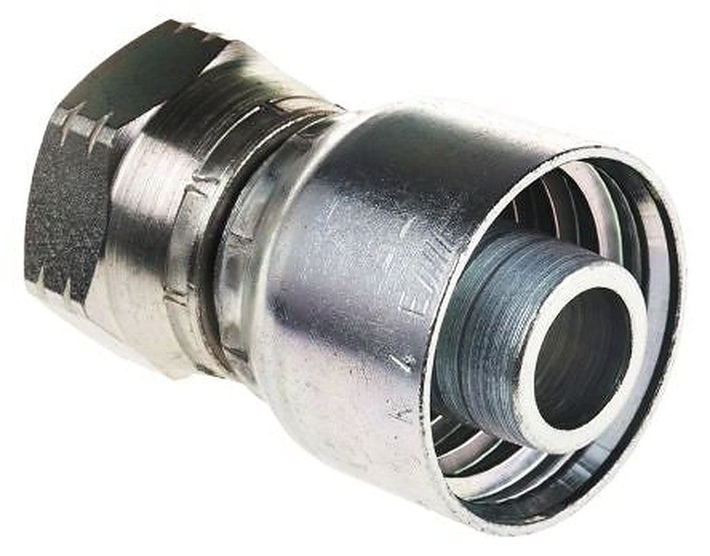 Parker 19248-12-12 Hydraulic Fitting Female BSP, Steel, 0.75 in Hose ID