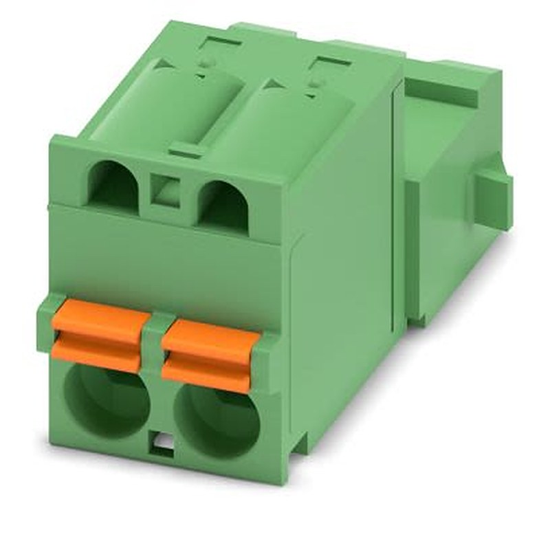 Phoenix Contact FKC Series PCB Terminal Block, 2-Contact, 5.08 mm Pitch, Push-in, 1 Row Socket