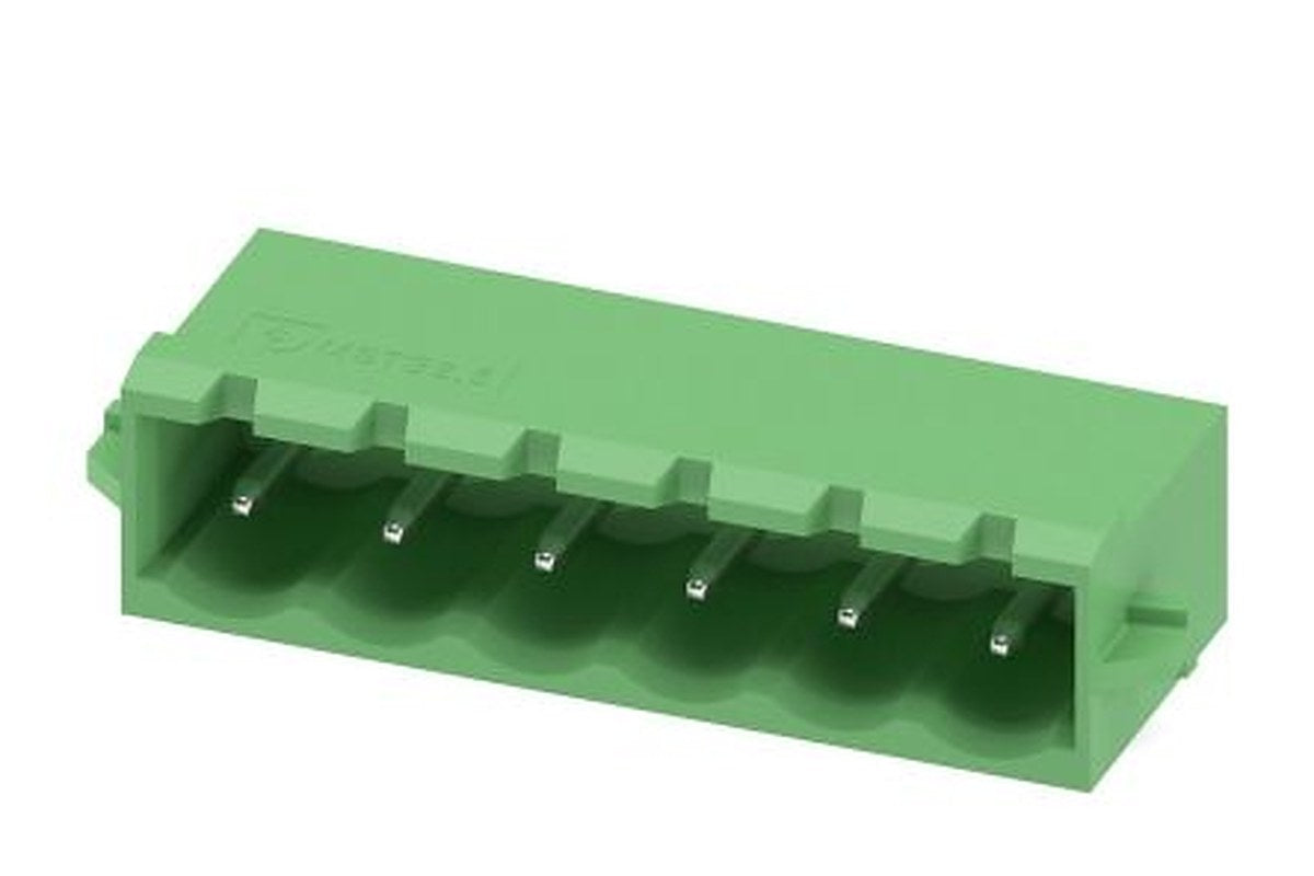 Phoenix Contact MSTBA 2.5/6-G-5.08-RN Series Pluggable Terminal Block, 6-Contact, 5.08 mm Pitch, 1 Row, 1926057