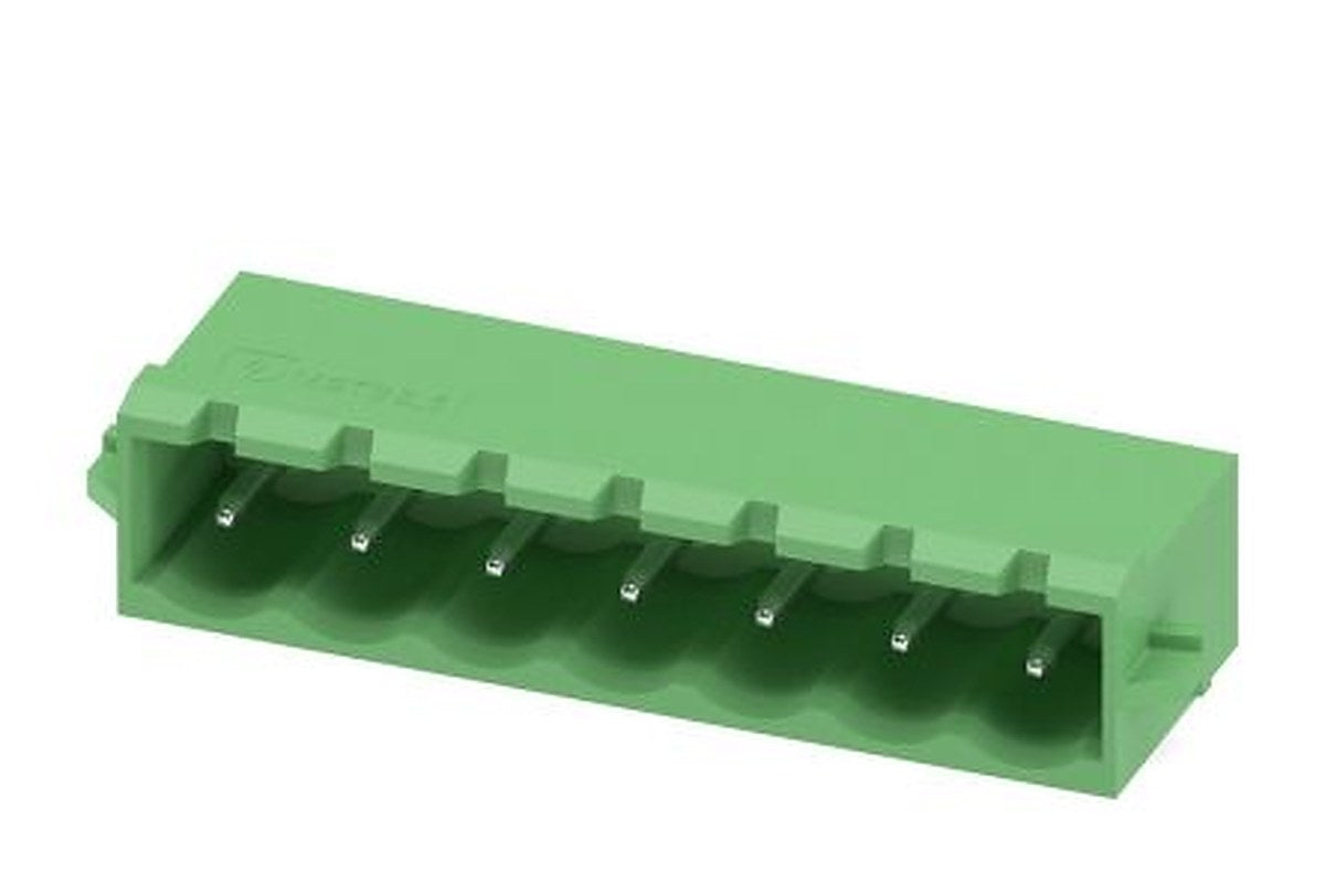 Phoenix Contact MSTBA 2.5/7-G-5.08-RN Series Pluggable Terminal Block, 7-Contact, 5.08 mm Pitch, 1 Row, 1926060