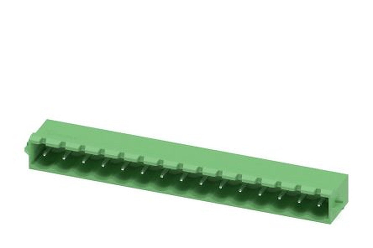 Phoenix Contact MSTBA 2.5/15-G-5.08-RN Series Pluggable Terminal Block, 15-Contact, 5.08 mm Pitch, 1 Row, 1926141