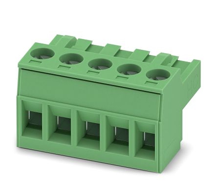 Phoenix Contact MSTBT 2.5 HC/5-ST Series Pluggable Terminal Block, 5-Contact, 5 mm Pitch, 1 Row, 1926264