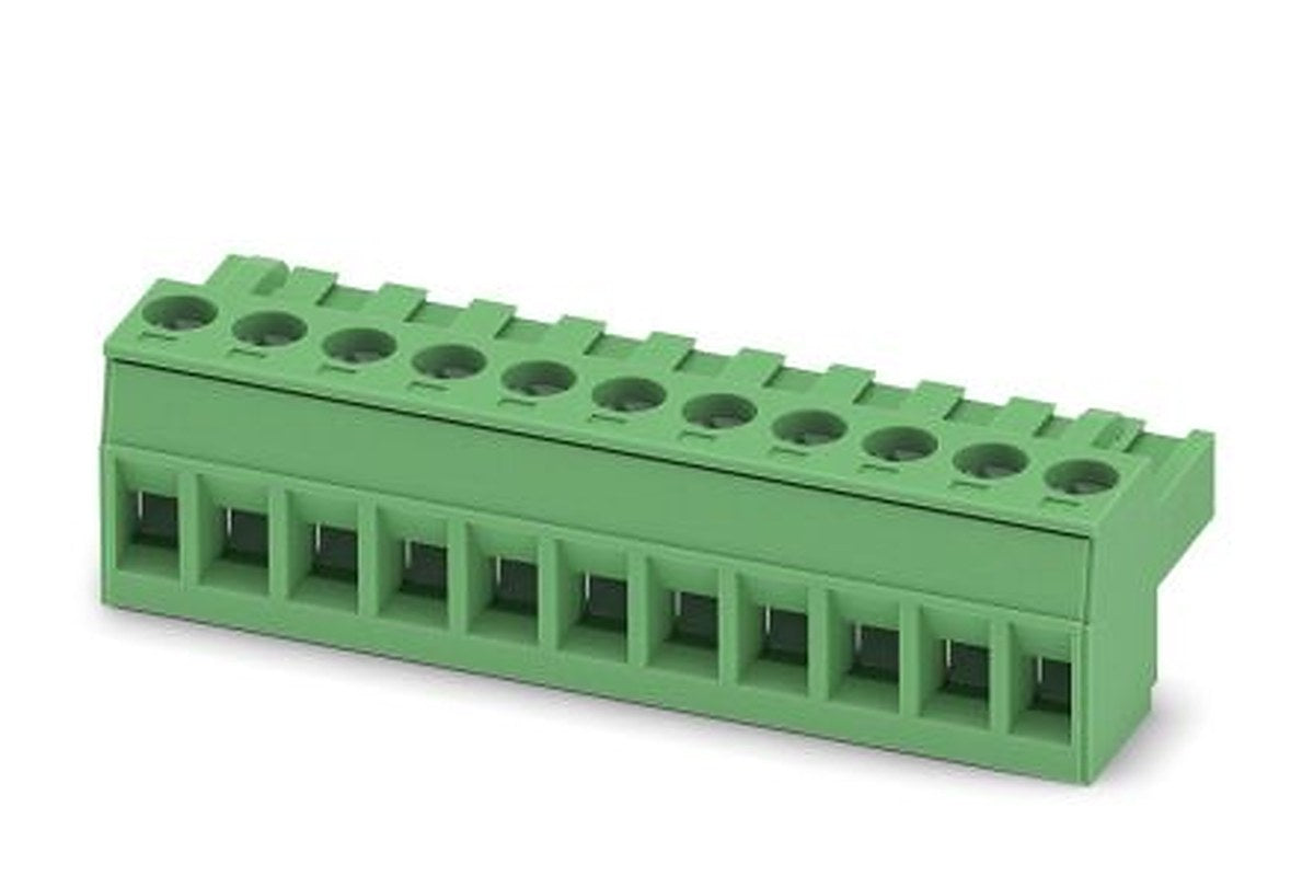 Phoenix Contact MSTBT 2.5 HC/11-ST Series Pluggable Terminal Block, 11-Contact, 5 mm Pitch, 1 Row, 1926329