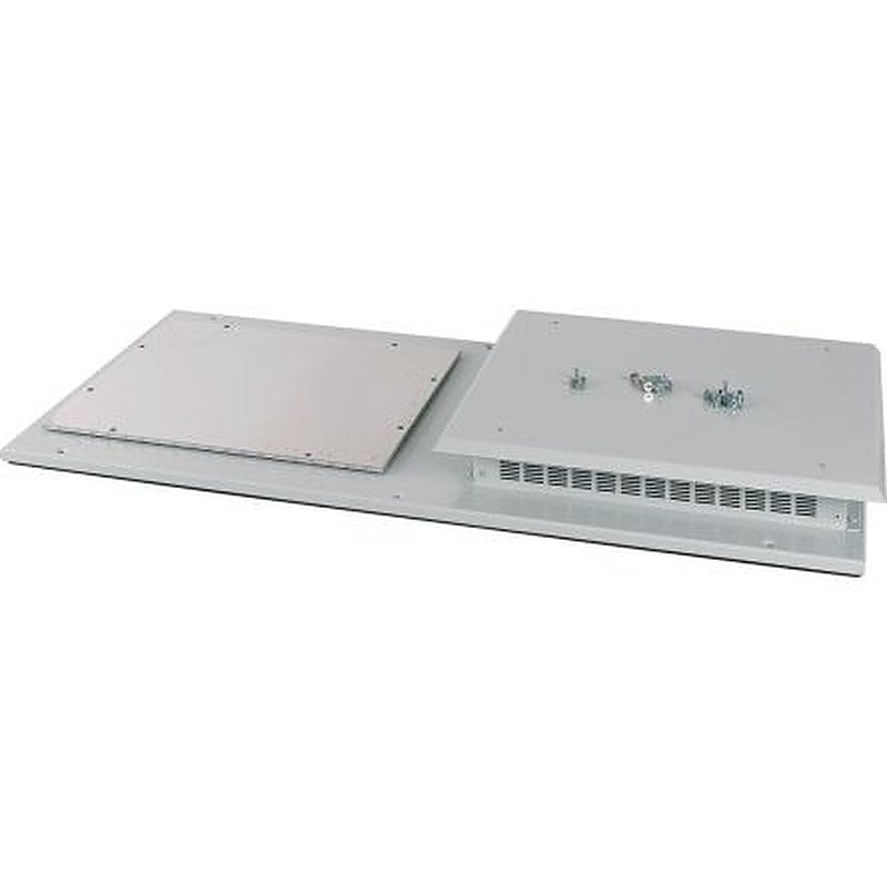 Eaton Steel Powder Coated Ventilated Roof Plate, 482mm W, 907 mm L for Use with Enclosure Mounting