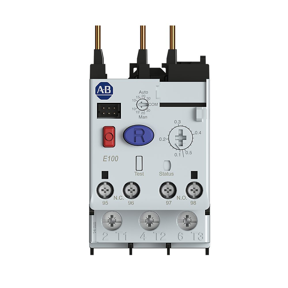 E100 Overload Relay, Trip Class 10, 15, 20, or 30, Advanced Overload Relay, 1.0...5.0A, IEC 100-E E09...E16