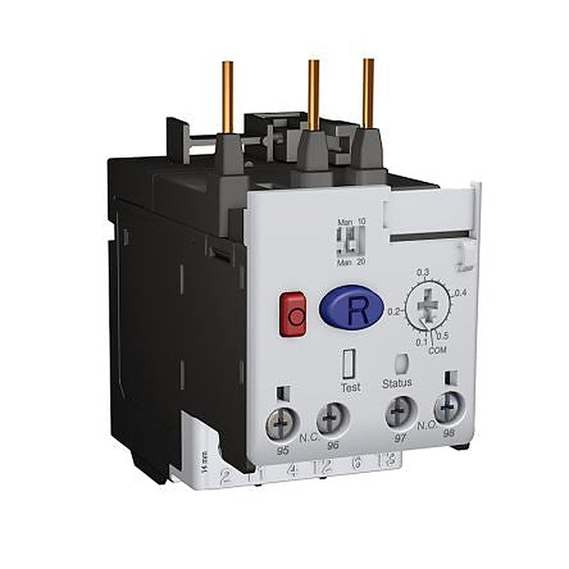 Allen Bradley, BULLETIN Overload Relay 1 NO/1 NC, 16A, 3.2 A F.L.C, 16A Contact Rating, 690V
