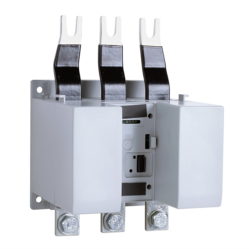 E300 Overload Relays (193/592 IEC/NEMA), Current/Ground Fault Sensing Module (20...200 A) Mounts to 100-E190...E205 contactor