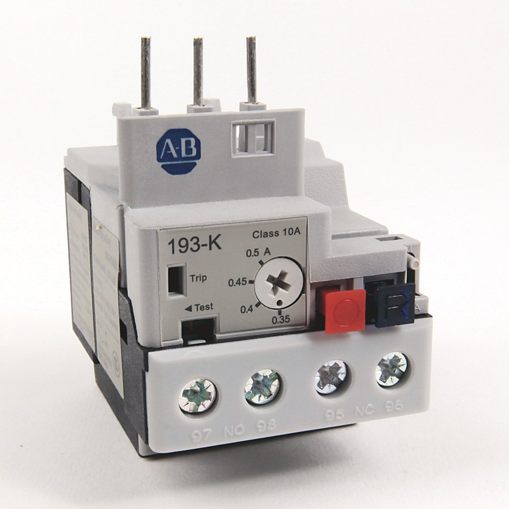 193-K Mini Bimetallic Overload Relay, 0.35...0.50