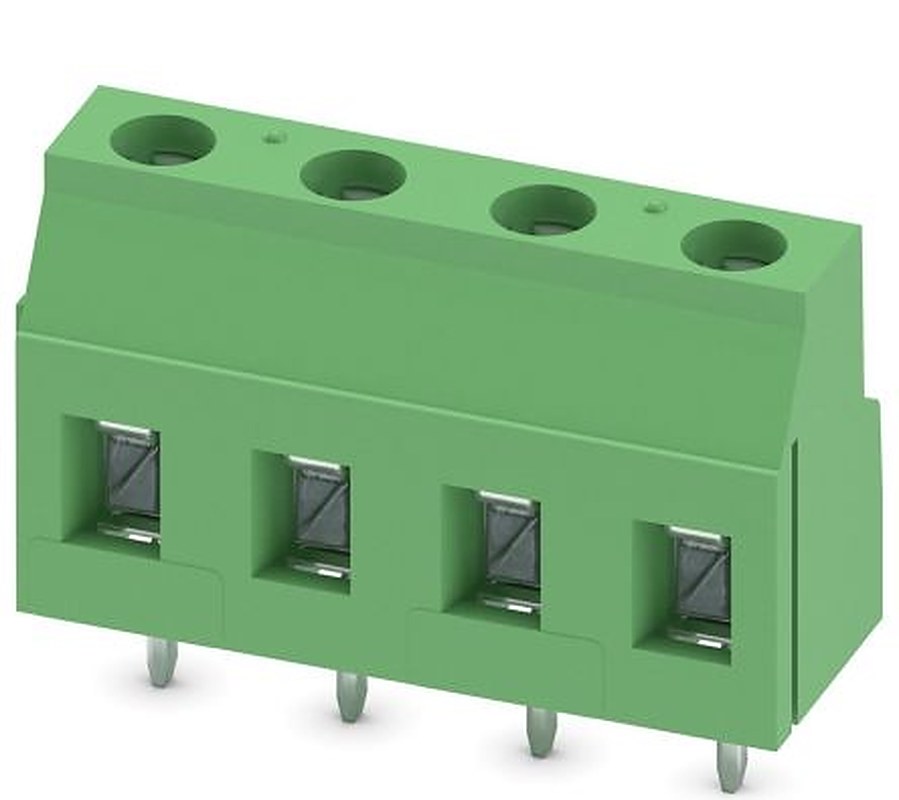 Phoenix Contact GMKDS 3/4-7.62 Series Horizontal PCB Terminal Block, 4 Contact(s), 7.62 mm Pitch, 1 Row