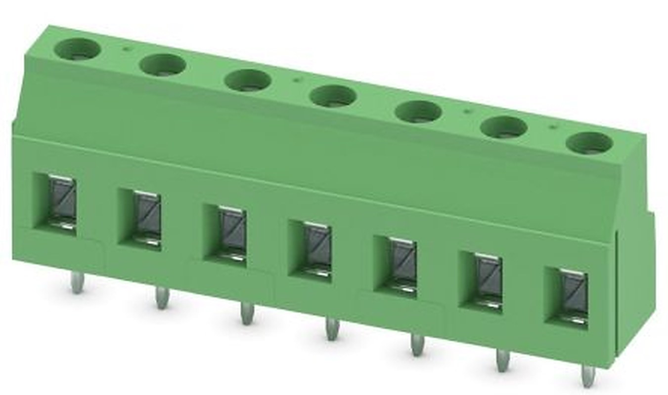 Phoenix Contact GMKDS 3/7-7.62 Series Horizontal PCB Terminal Block, 7 Contact(s), 7.62 mm Pitch, 1 Row