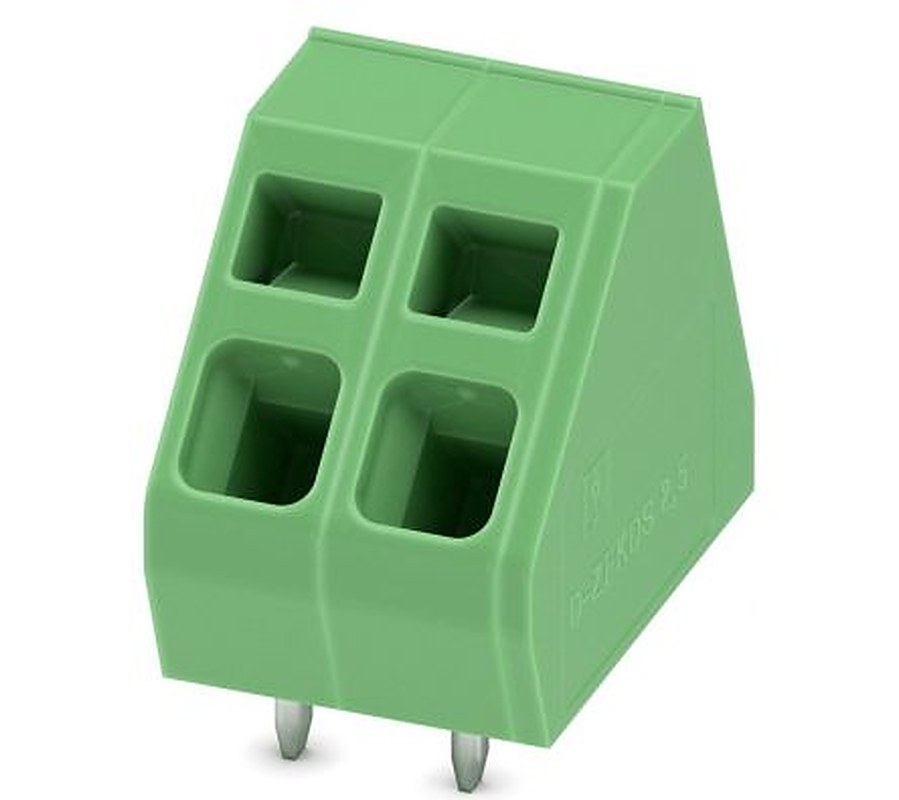 Phoenix Contact ZFKDSA 2.5-5.08- 2 Series Horizontal PCB Terminal Block, 2 Contact(s), 5.08 mm Pitch, 1 Row