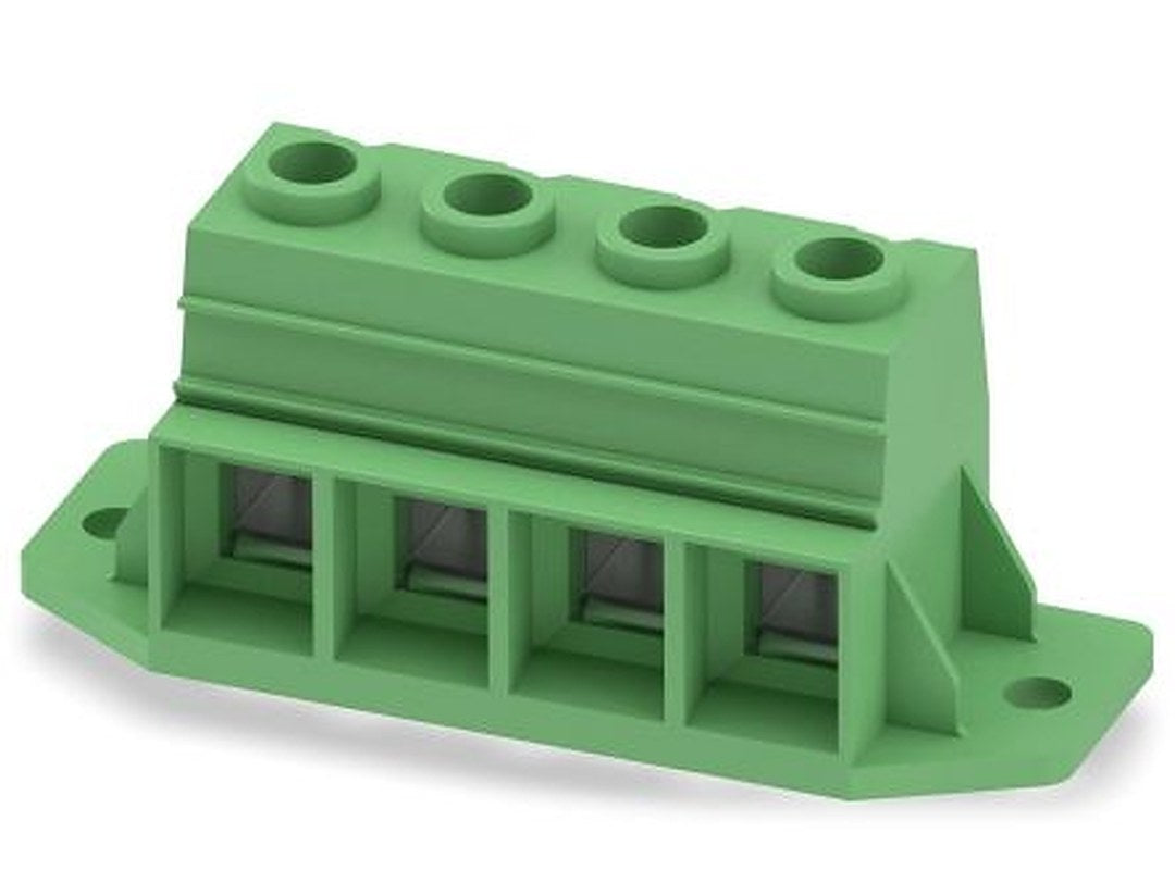 Phoenix Contact MKDSP 25/4-15.00 F Series Straight PCB Terminal Block, 4 Contact(s), 15 mm Pitch, 1 Row