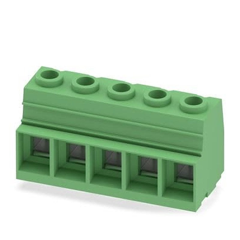 Phoenix Contact MKDSP Series PCB Terminal Block, 5-Contact, 15 mm Pitch, Wave Soldering Mount, 1 Row