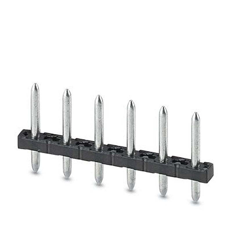 Phoenix Contact Straight Wave Soldering Mount PCB Pin Strip, 7 Contact(s), 5 mm Pitch, 1 Row, Unshrouded