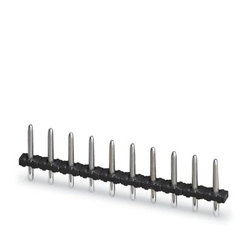 Phoenix Contact PST Series Straight Wave Soldering Mount PCB Pin Strip, 11 Contact(s), 5 mm Pitch, 1 Row, Unshrouded