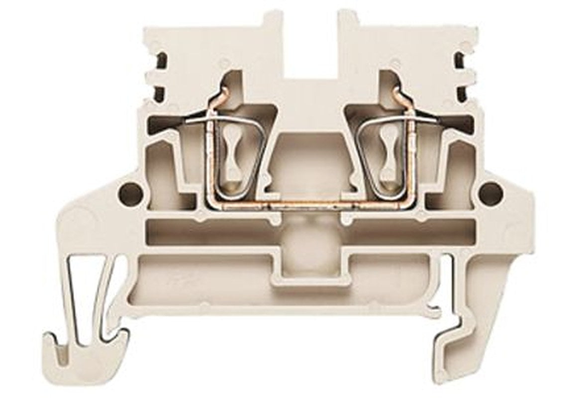 Weidmüller 1933700000 Z Series Feed Through Terminal Block Beige, 0.5mm², 4 mm², 1-Level, Clamp