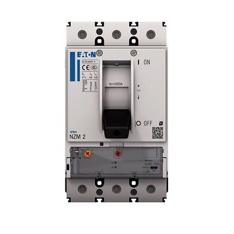 Eaton, NZM, NZM Molded Case Circuit Breaker 4-Pole 250A, Breaking Capacity 3 kA, Fixed