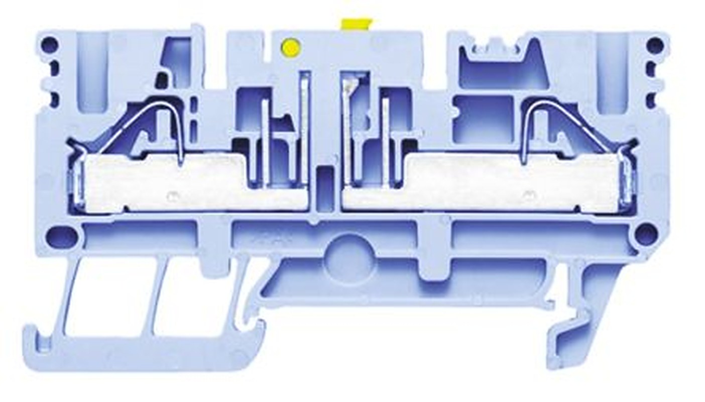 Weidmüller 1933970000 P Series Disconnect Terminal Block Blue, 0.5mm², 6 mm², 1-Level, Push-in