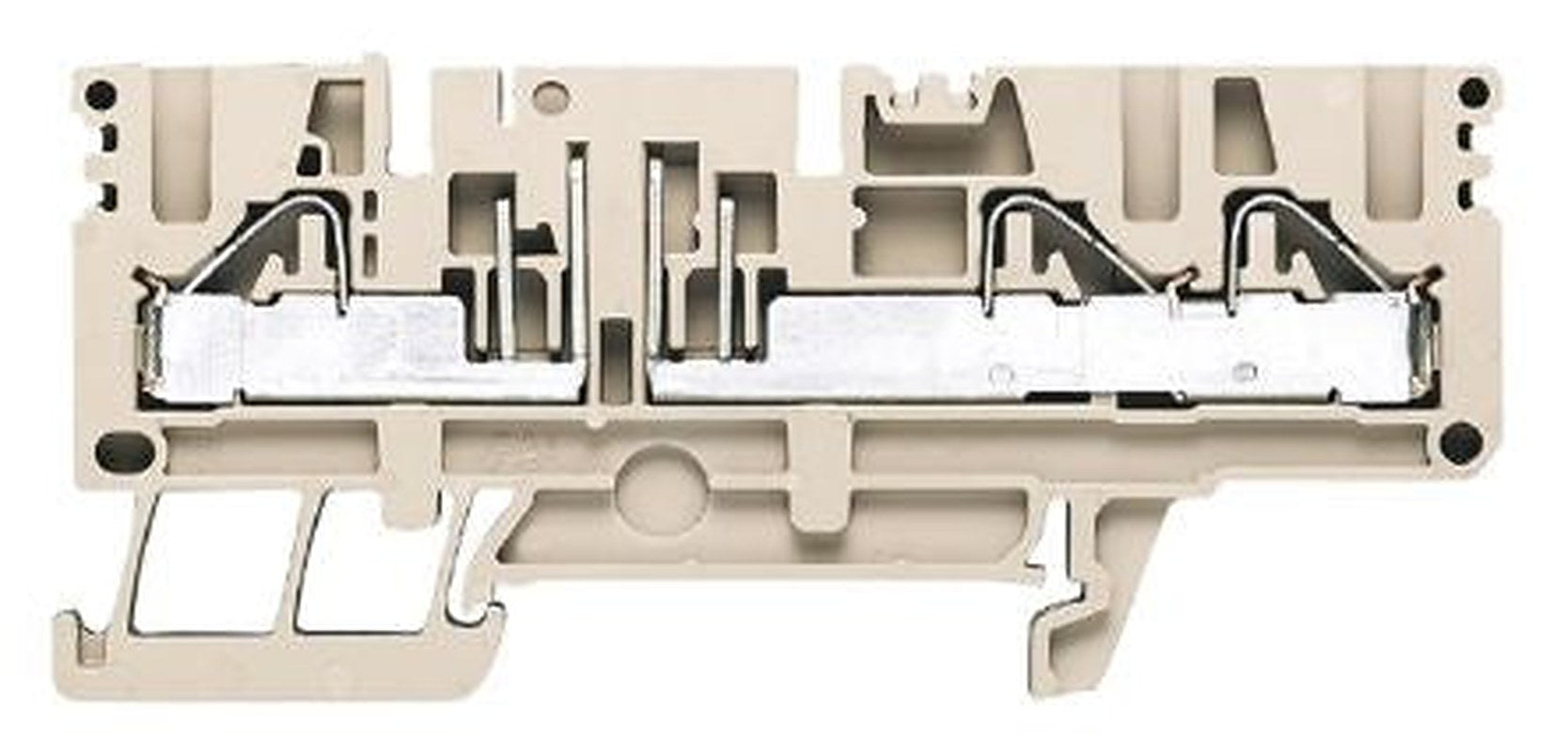 Weidmüller 1933990000 P Series Disconnect Terminal Block Dark Beige, 0.5mm², 6 mm², 1-Level, Push-in