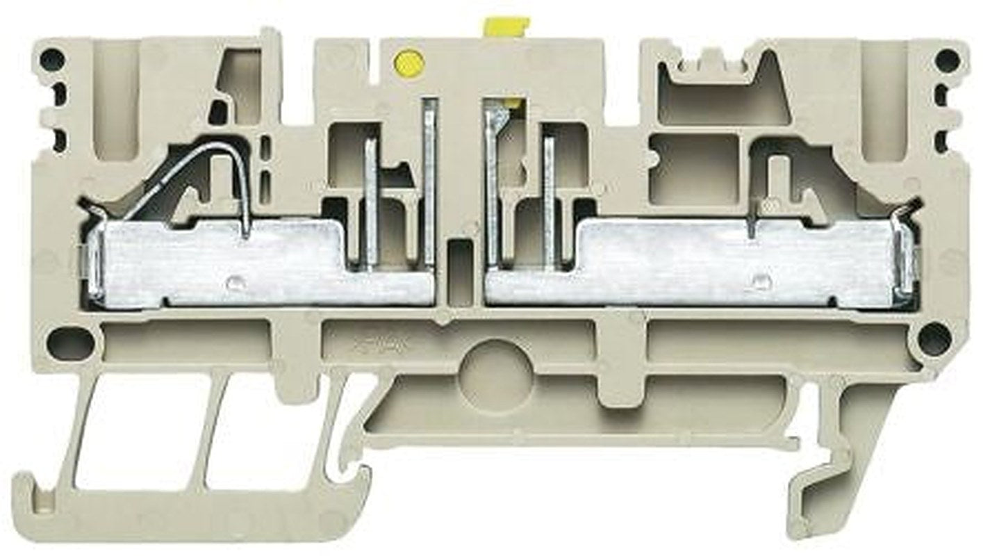 Weidmüller 1934000000 P Series Disconnect Terminal Block Blue, 0.5mm², 6 mm², 1-Level, Push-in