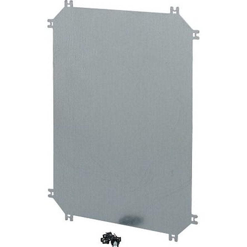 Eaton Galvanised Steel Galvanised Mounting Plate, 375mm W, 2 mm L for Use with Basic Enclosure