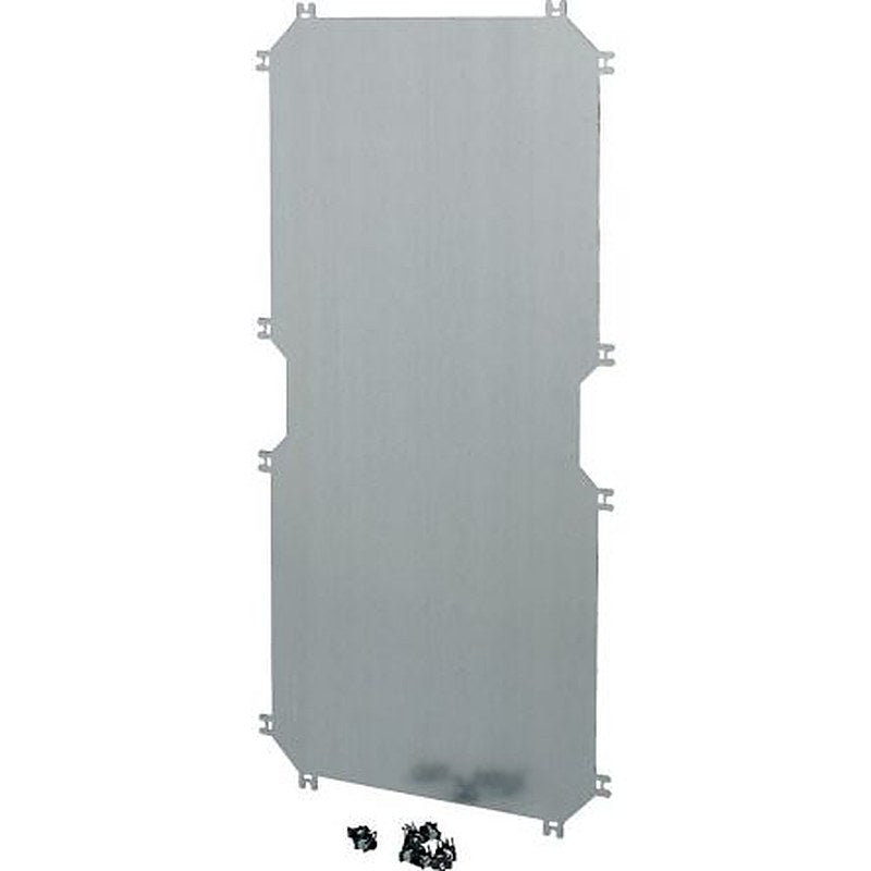 Eaton Galvanised Steel Galvanised Mounting Plate, 375mm W, 2 mm L for Use with Basic Enclosure