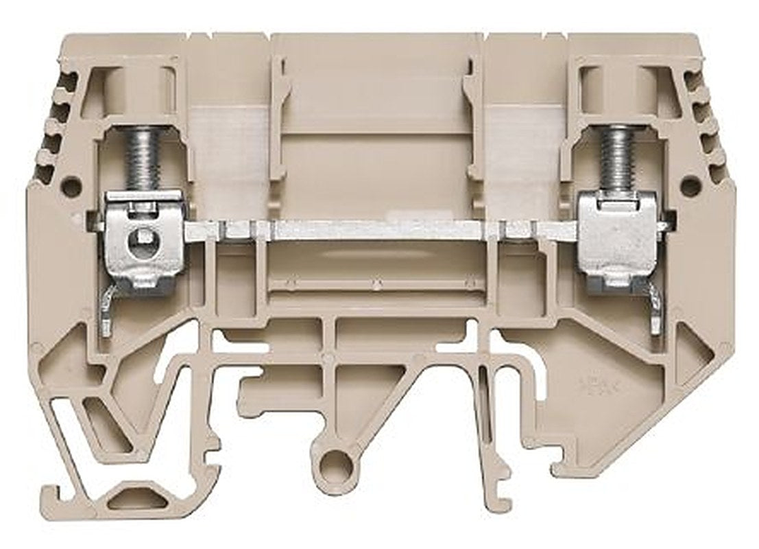 Weidmüller 1934830000 W Series Disconnect Terminal Block Brown, 6mm², 1-Level, Screw
