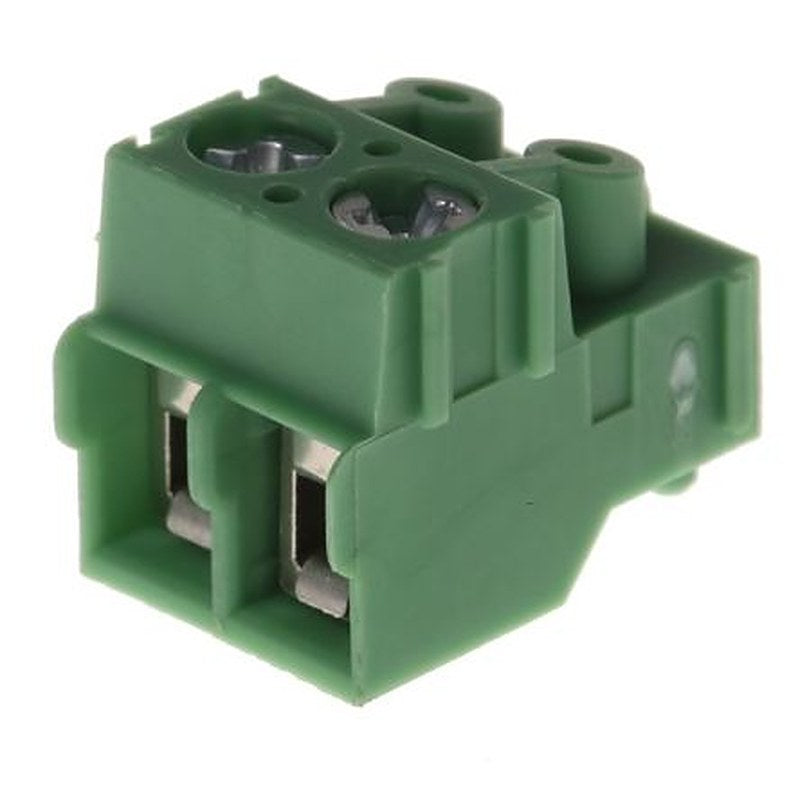 Phoenix Contact PT 1.5/2-PVH-5.0 Series Straight Pluggable Terminal Block, 2 Contact(s), 5 mm Pitch, 1 Row
