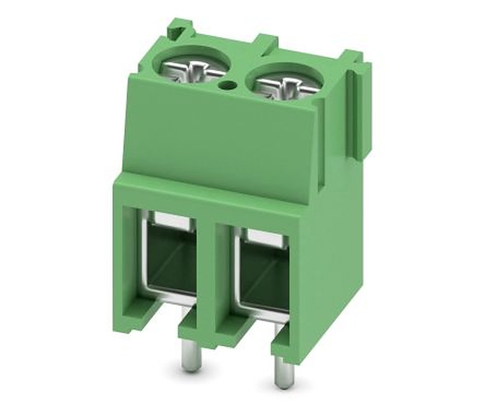 Phoenix Contact PT 2.5/2-5.0-H Series Horizontal PCB Terminal Block, 2 Contact(s), 5 mm Pitch, 1 Row