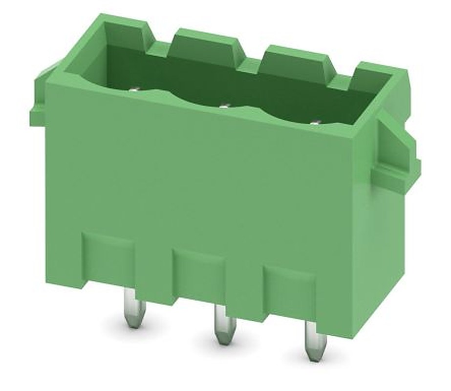 Phoenix Contact MSTBVA 2.5/3-G-5.08-RN Series Pluggable Terminal Block, 3-Contact, 5.08 mm Pitch, 1 Row, 1936021
