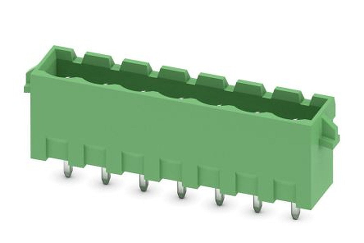 Phoenix Contact MSTBVA 2.5/7-G-5.08-RN Series Pluggable Terminal Block, 7-Contact, 5.08 mm Pitch, 1 Row, 1936063