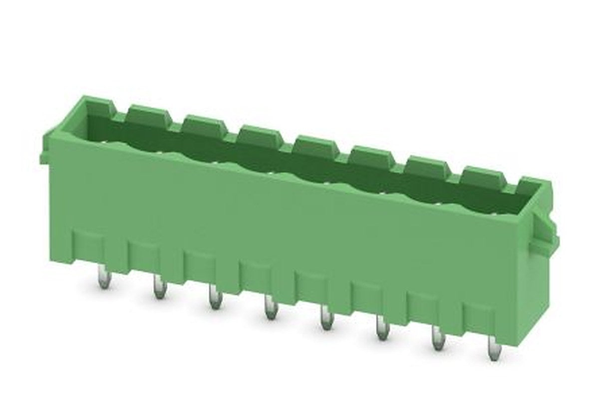 Phoenix Contact MSTBVA 2.5/8-G-5.08-RN Series Pluggable Terminal Block, 8-Contact, 5.08 mm Pitch, 1 Row, 1936076