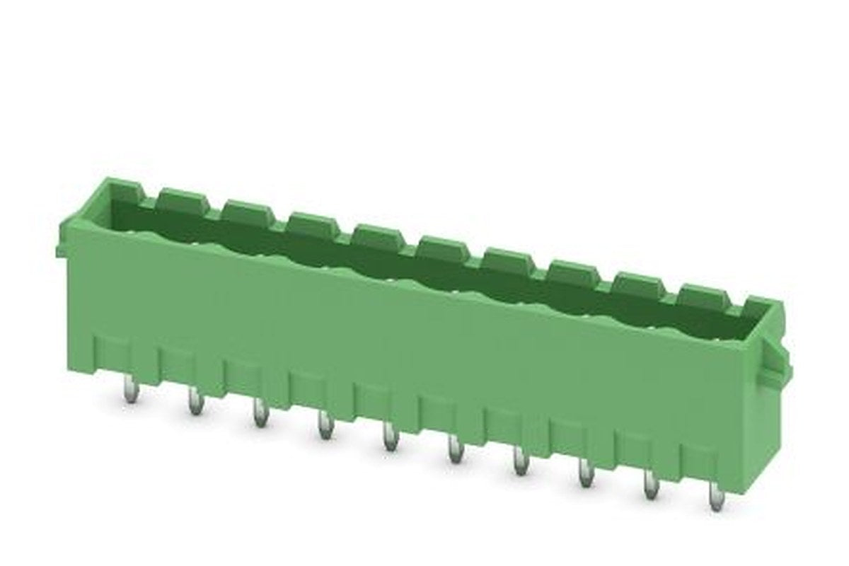 Phoenix Contact MSTBVA 2.5/10-G-5.08-RN Series Pluggable Terminal Block, 10-Contact, 5.08 mm Pitch, 1 Row, 1936092