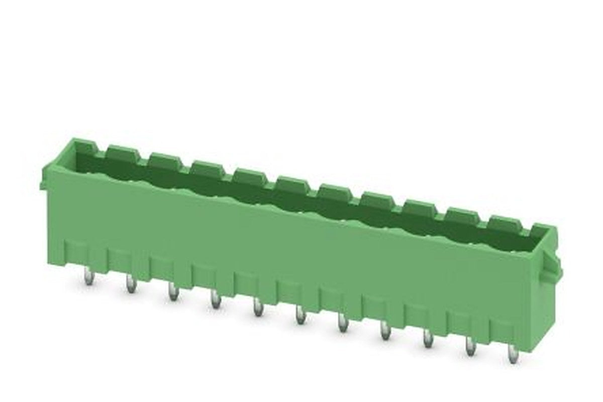 Phoenix Contact MSTBVA 2.5/11-G-5.08-RN Series Pluggable Terminal Block, 11-Contact, 5.08 mm Pitch, 1 Row, 1936102