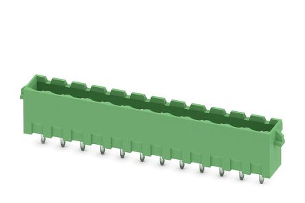 Phoenix Contact MSTBVA 2.5/12-G-5.08-RN Series Pluggable Terminal Block, 12-Contact, 5.08 mm Pitch, 1 Row, 1936115