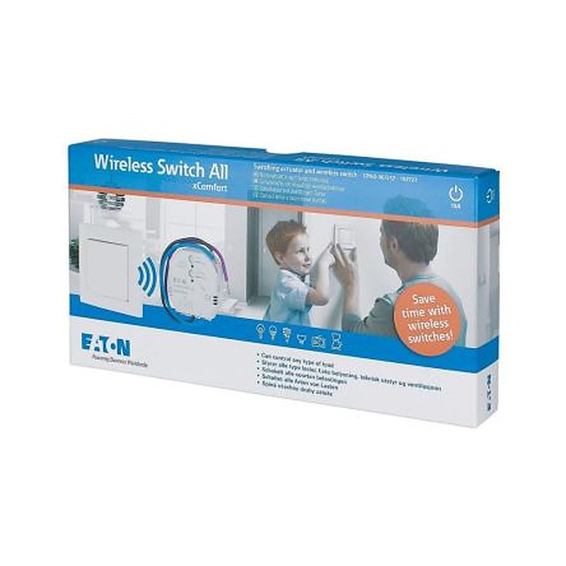Eaton White Wireless Switch, 1 Gang, CPAD